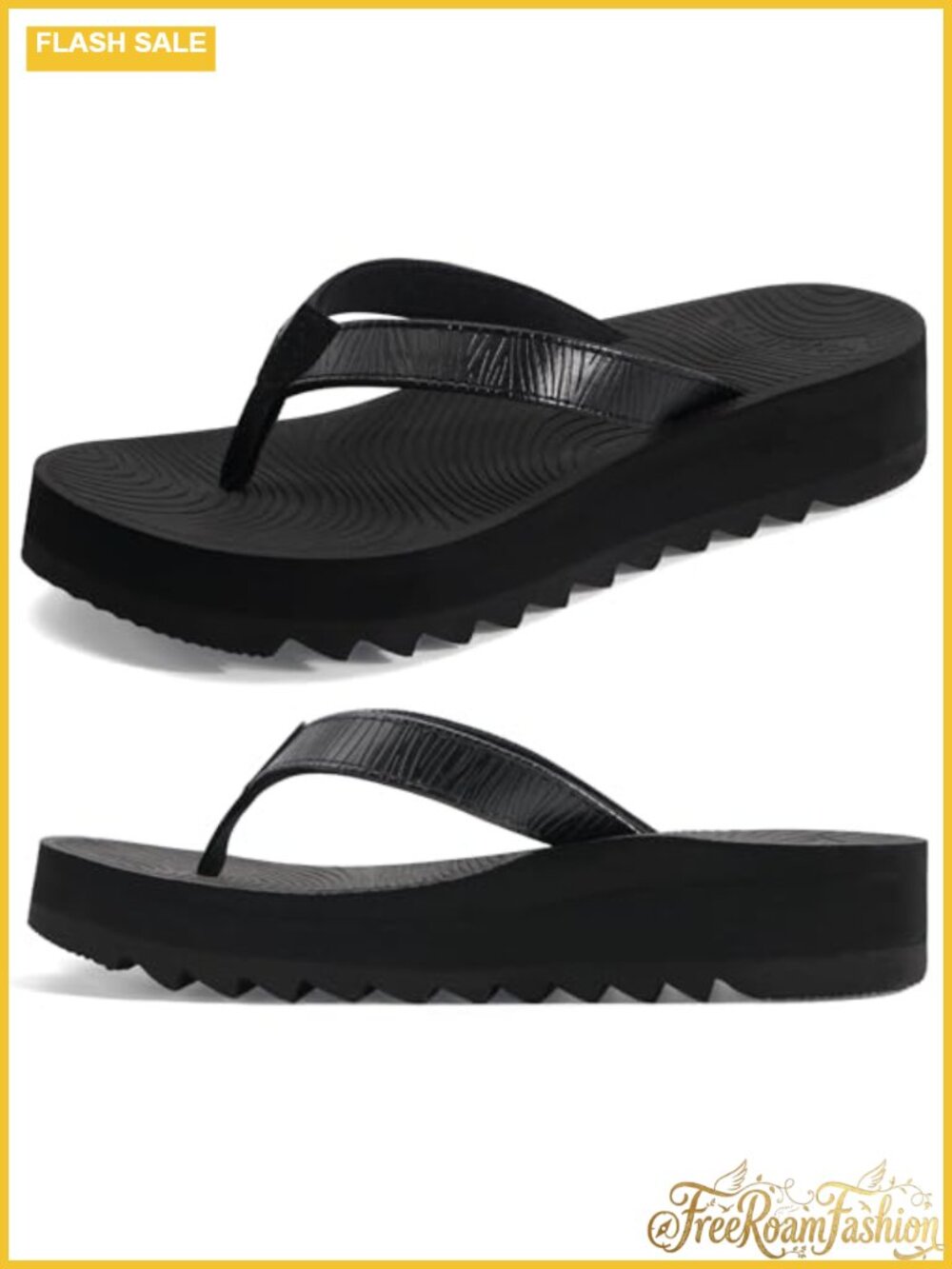 Platform Flip Flop Sandals Arch Support Thong